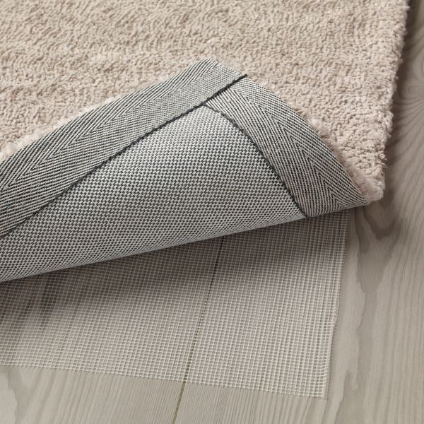 Ковер, короткий ворс, белый с оттенком 133x195 см IKEA TYVELSE ТЮВЕЛЬСЕ 904.253.20 - схема-чертеж с размерами