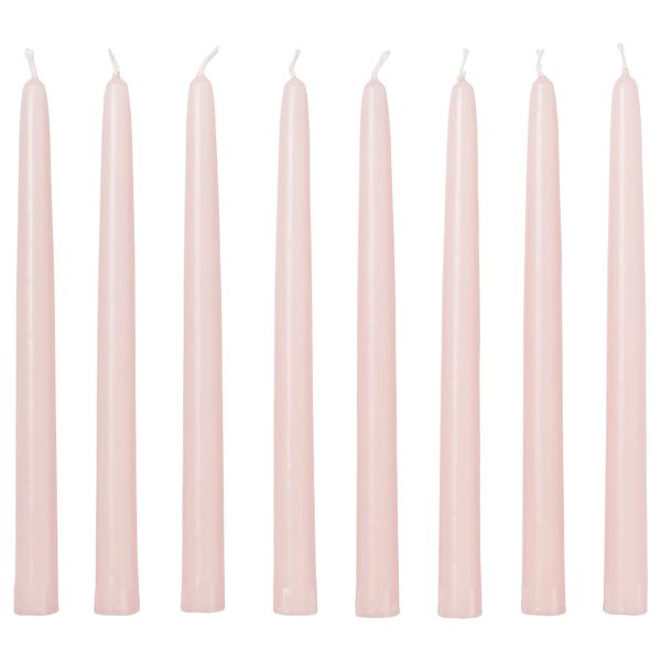 Неароматическая свеча КЛОКХЕТ, светло-розовый (25 см) - фото 1