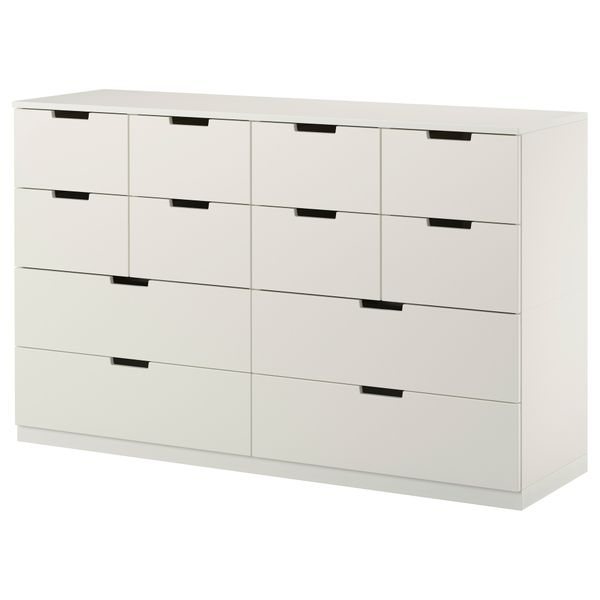 Комод НОРДЛИ, белый (160x97 см) - фото 1