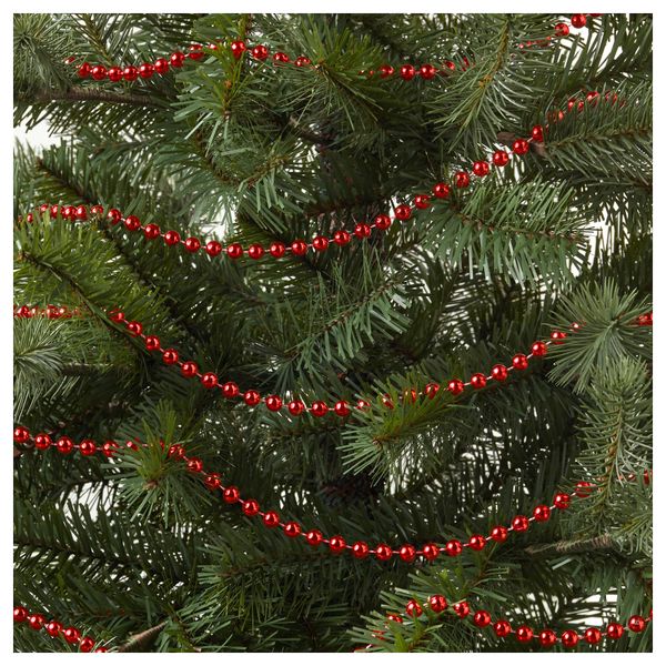 Гирлянда ВИНТЕР 2017, жемчужины красный (5 м) - схема-чертеж с размерами