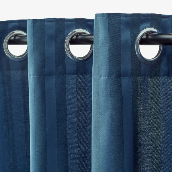 Затемняющие гардины, 2 шт., синий 145x300 см IKEA MAJRID МАЙРИД 004.698.89 - фото 3