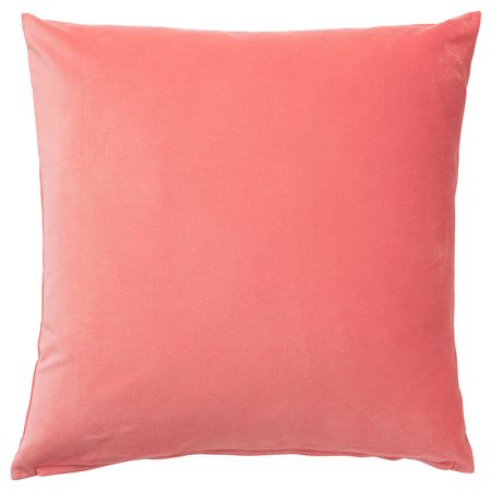 Чехол на подушку, светлый коричнево-красный 50x50 см IKEA SANELA САНЕЛА 704.473.04