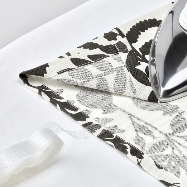 Гардины, 2 шт., белый, антрацит, 145x300 см IKEA ROTVECKLARE 805.875.01 - фото 8