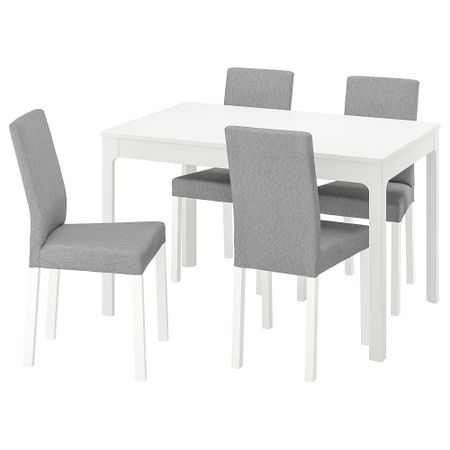 Стол и 4 стула, 120, 180 cm IKEA KÄTTIL КЭТТИЛ, EKEDALEN ЛЕН ЭКЕДАЛЕН 994.288.14