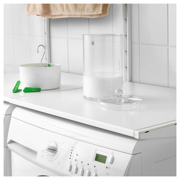 Настенная шина, полки, сушилка АЛЬГОТ, белый (132x61x197 см) - фото 3