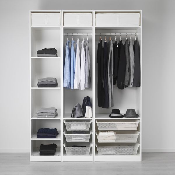 Гардероб, белый, 175x58x236 см IKEA ПАКС 492.517.23 - фото 1