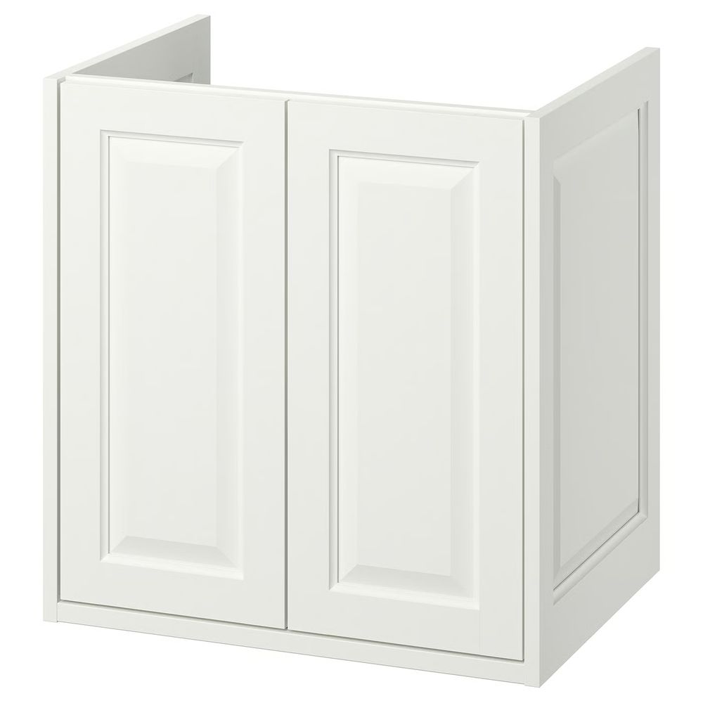 TÄNNFORSEN Шкаф под раковину с дверцами - белый 60x48x63 см - фото 1