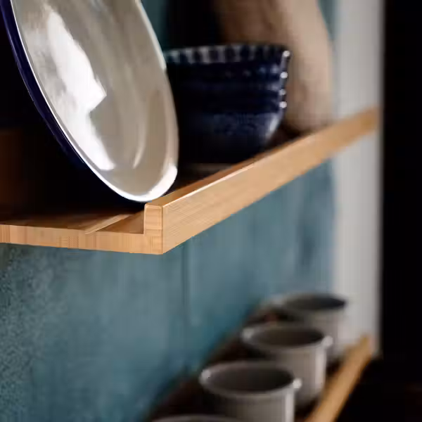 MÅLERÅS Полка для картин - бамбук 75 см - фото 6