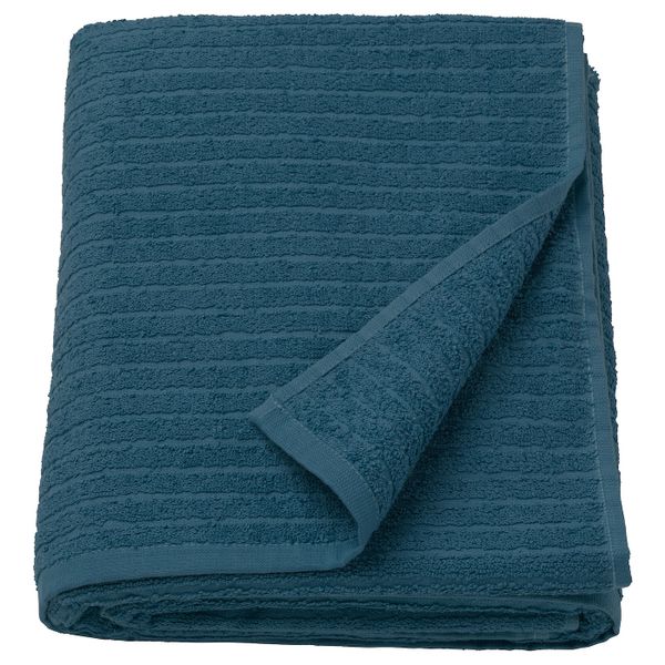 Простыня банная, темно-синий 100x150 см IKEA VÅGSJÖN ВОГШЁН 403.536.03 - фото 1