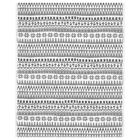 Ткань ВИНТЕР 2017, белый/черный, серый (150 см)