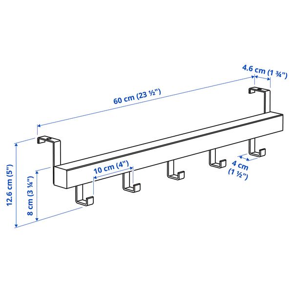 IKEA, дополнительный ракурс - схема-чертеж с размерами