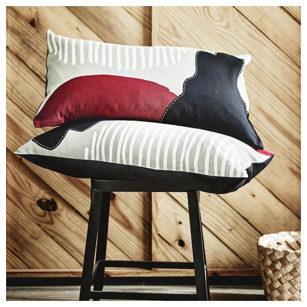 Чехол на подушку, ручная работа разноцветный 40x65 см IKEA ХАНТВЕРК 904.499.48 - фото 3