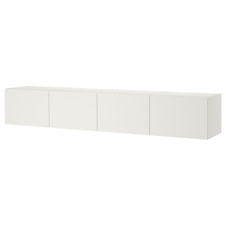 PLATSA Настенный модуль для хранения - белый Fonnes/белый 240x42x40 см