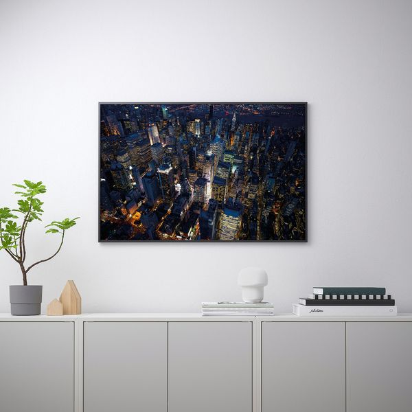 Постер, Огни Нью-Йорка, 91x61 см IKEA DRÖMBILD ДРЁМБИЛЬД 604.418.35 - схема-чертеж с размерами