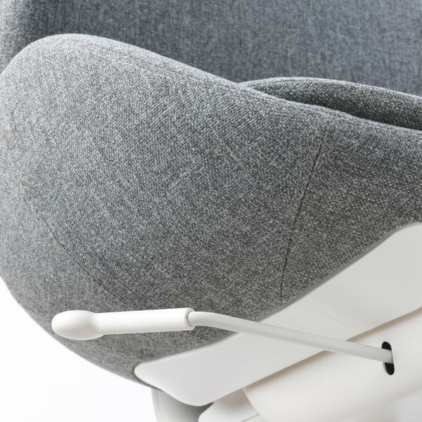 Рабочий стул, Гуннаред классический серый IKEA HATTEFJÄLL ХАТТЕФЬЕЛЛЬ 103.644.67 - фото 5