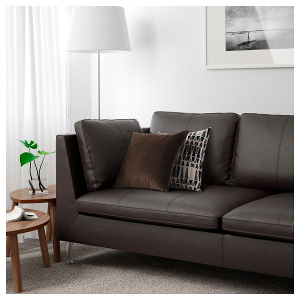 Диван 3-местный СТОКГОЛЬМ, Сеглора темно-коричневый - фото 2