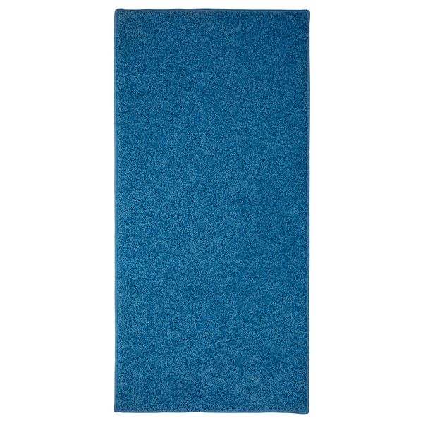 Ковер, длинный ворс АЛЛЕРСЛЕВ, голубой (57x120 см) - фото 1