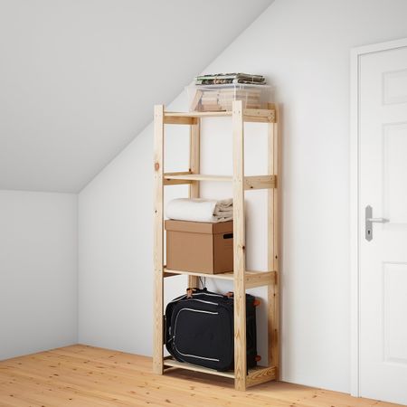 Стеллаж, хвойное дерево 64x28x159 см IKEA ALBERT АЛЬБЕРТ 303.846.24