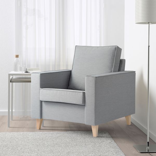 Кресло, Книса светло-серый IKEA ASKESTA АСКЕСТА 104.683.23 - фото 4