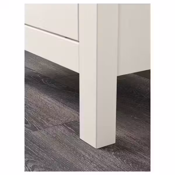 HEMNES Комод с 2 ящиками - белая морилка 54x66 см - фото 5