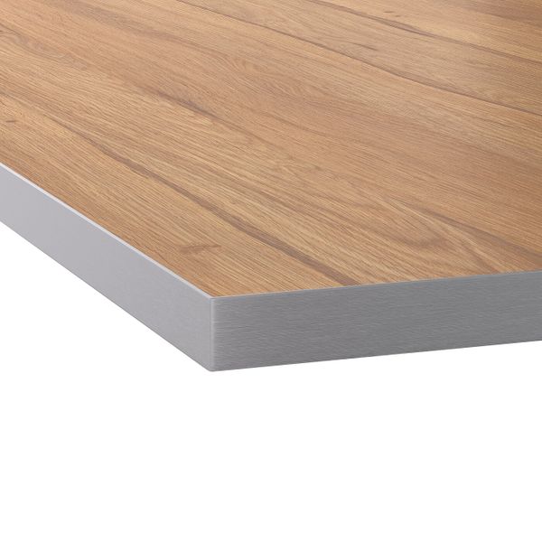 Столешница под заказ, под светлый дуб/ламинат 45.1-63.5x2.8 см IKEA EKBACKEN ЭКБАККЕН 304.214.62 - схема-чертеж с размерами
