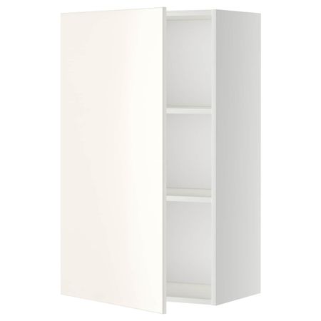 Шкаф навесной с полкой, белый/Веддинге белый 60x100 см IKEA METOD МЕТОД 392.235.37