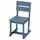 OMMJÄNGE ОММЬЕНГЕ Стул - морилка/синий