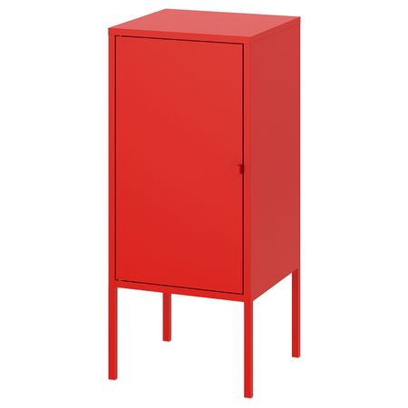 Шкаф, металлический/красный 35x60 см IKEA LIXHULT ЛИКСГУЛЬТ 603.851.27