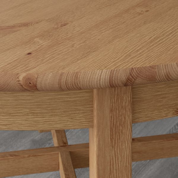 Раздвижной стол, морилка, антик 126/171 см IKEA LEKSVIK ЛЕКСВИК 503.842.51 - фото 4