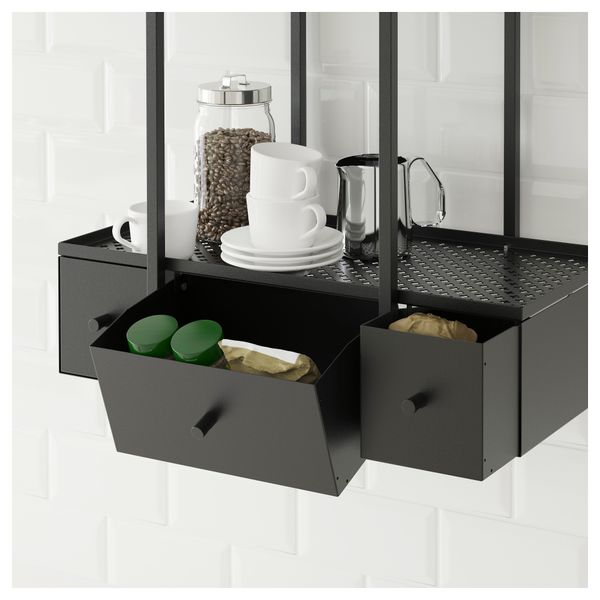 Полка навесная ФАЛЬСТЕРБУ (60x100 см) - фото 3