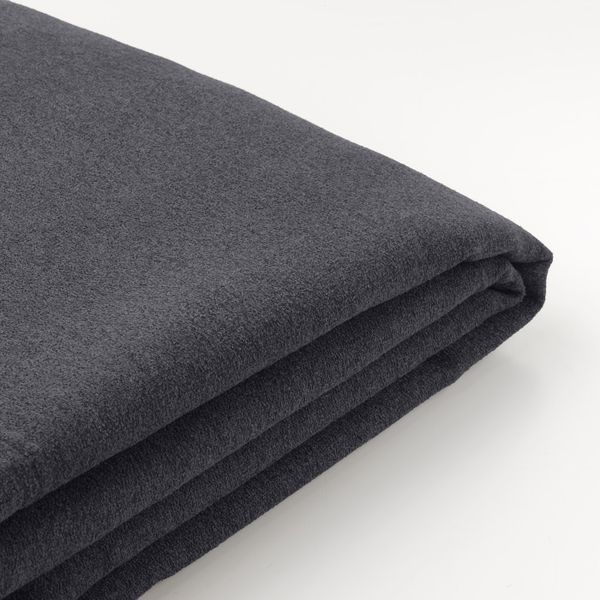 Чехол дивана-кровати, Лизед темно-серый 90 см IKEA ФЛОТТЭБО 803.487.23 - схема-чертеж с размерами