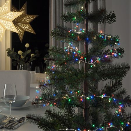 Гирлянда, 160 светодиодов, с батарейным питанием мини IKEA STRÅLA СТРОЛА 905.025.68