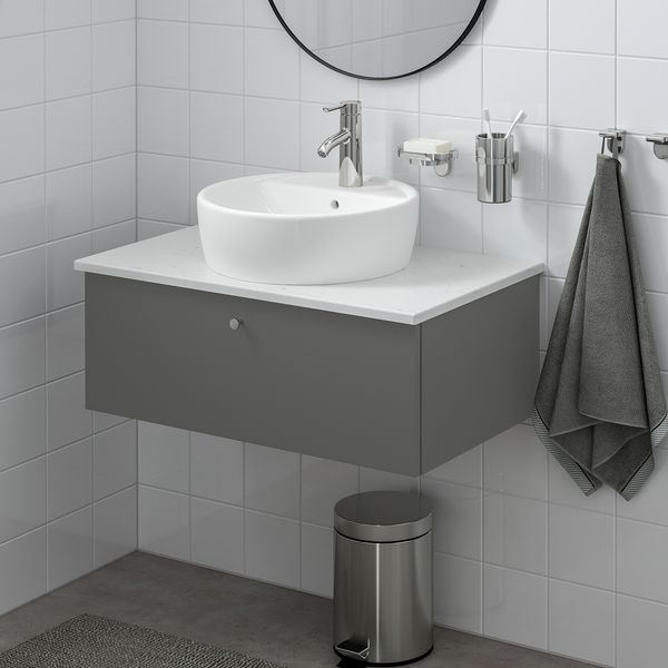 Шкаф под раковину, столешница 45, раковина, 82x49x45 cm IKEA GODMORGON ГОДМОРГОН, TOLKEN ТОЛКЕН, TÖRNVIKEN ТОРНВИКЕН 293.385.10 - фото 3