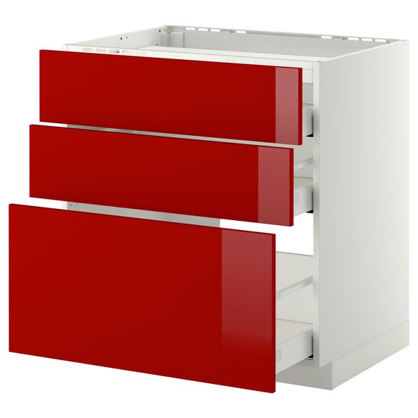 IKEA, вид спереди - схема-чертеж с размерами