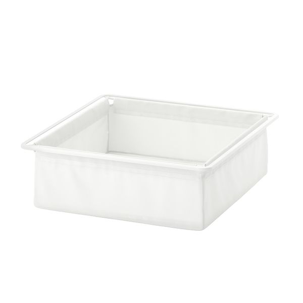 Текстильная корзина, белый 50x51x15 см IKEA JONAXEL ЙОНАКСЕЛЬ 204.312.92 - фото 1