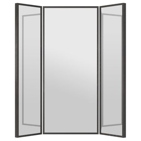 Зеркало СТАВЕ, черно-коричневый