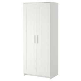 BRIMNES Шкаф платяной 2-дверный - белый 78x50x190 см