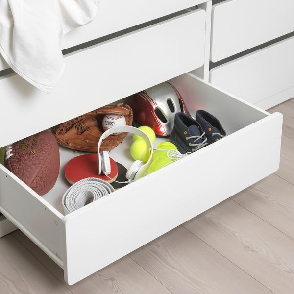 Каркас кровать, отделение для хранения + реечное дн, белый 90x200 см IKEA SLÄKT СЛЭКТ 592.919.69 - фото 8