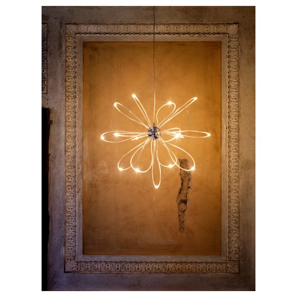 Люстра светодиодная ОНШЭ, хромированный - схема-чертеж с размерами