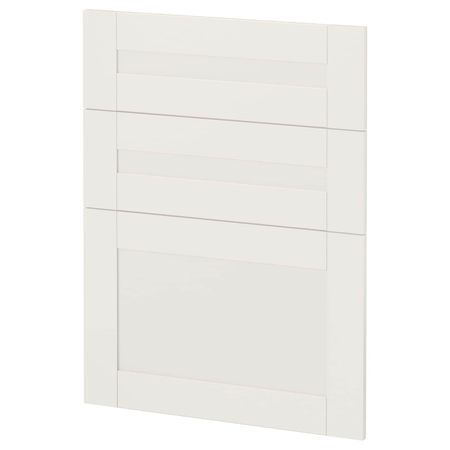 3 фасада для посудомоечной машины, Сэведаль белый 60 см IKEA METOD МЕТОД 893.911.75
