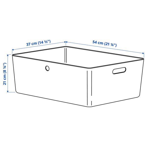 IKEA, дополнительный ракурс - схема-чертеж с размерами