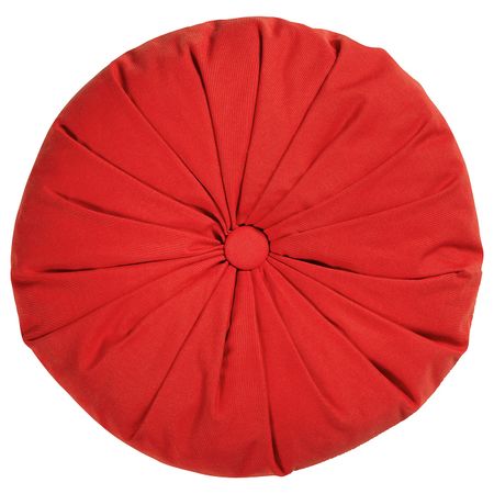 Подушка, круглой формы красный 40 см IKEA SAMMANKOPPLA САММАНКОППЛА 404.721.11