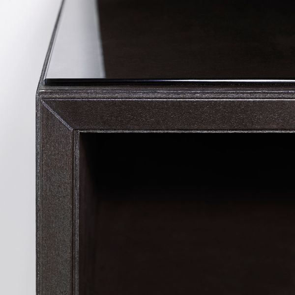 Журнальный стол, коричневый/стекло 118x60 см IKEA РЕЖИССЁР 703.600.51 - фото 3