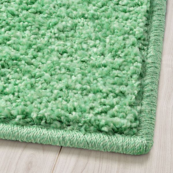 Ковер, длинный ворс, светло-зеленый 133x180 см IKEA ALLERSLEV АЛЛЕРСЛЕВ 005.086.97 - схема-чертеж с размерами