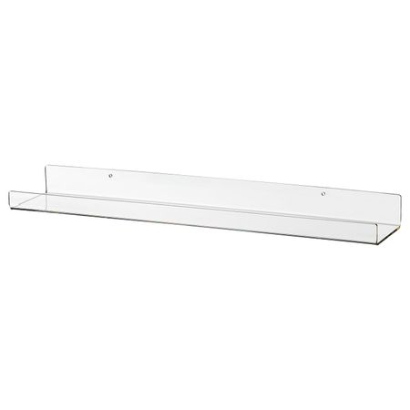 Полка для картин, прозрачный 60 см IKEA MELLÖSA МЕЛЛЁСА 604.463.43