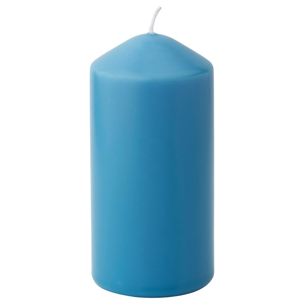 Неароматическая свеча формовая ДАГЛИГЕН, синий (14 см) - фото 1