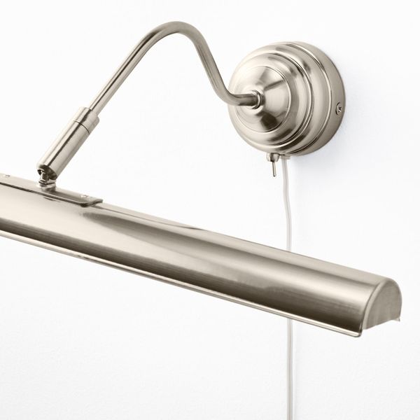 Подсветка для/картин, светодиодная, никелированный IKEA ÅRSTID ОРСТИД 303.556.26 - схема-чертеж с размерами