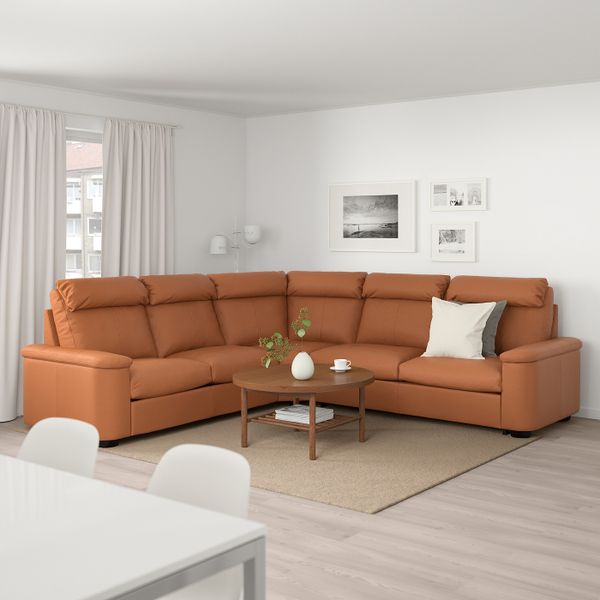 Угловой диван-кровать, 5-местный, Гранн/Бумстад золотисто-коричневый IKEA LIDHULT ЛИДГУЛЬТ 892.661.62 - фото 2