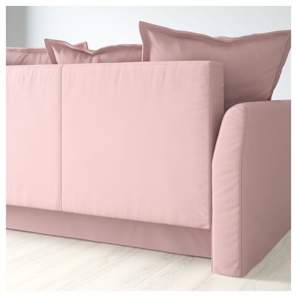 Диван-кровать 3-местный ХОЛЬМСУНД, Ранста светло-розовый - фото 7