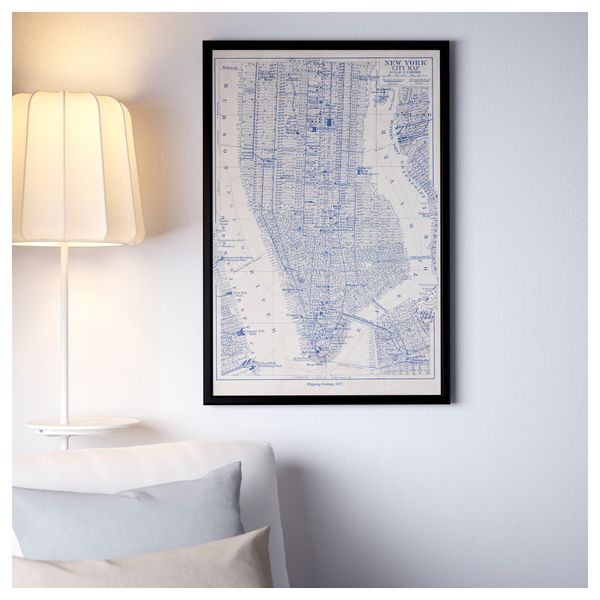 Постер БИЛЬД, Карта Манхэттена (61x91 см) - фото 2